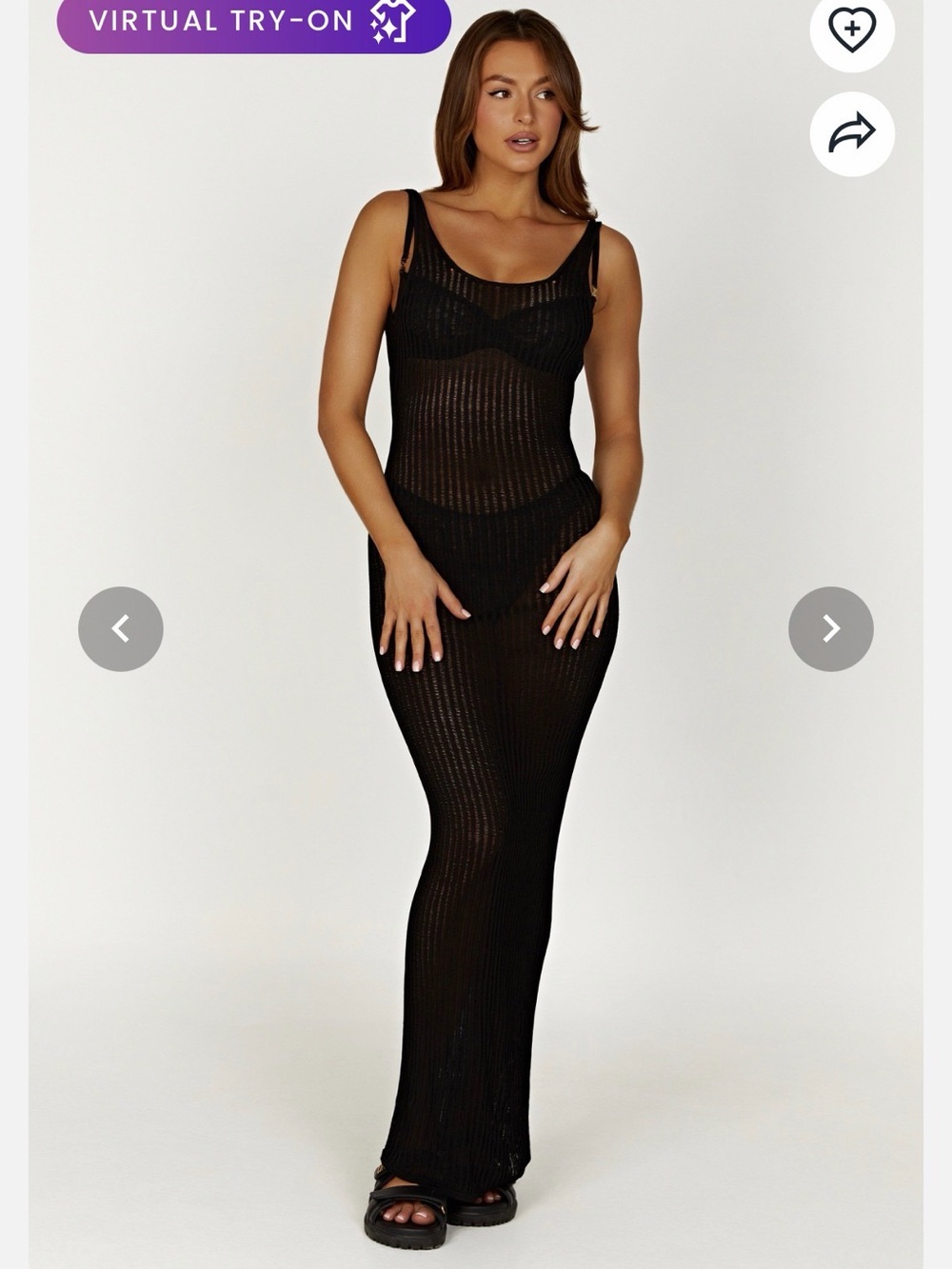 NWT MESHKI abbey ladder knit cowl maxi dress